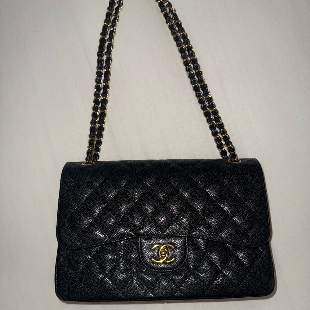 Chanel Black Quilted Leather Shoulder Bag